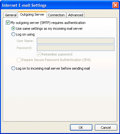 Configure Authentication Settings