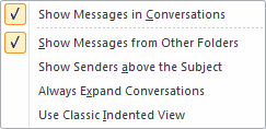Conversation view