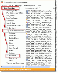 Delete the RSS Feed folder using MFCMapi