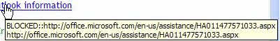 Blocked URL