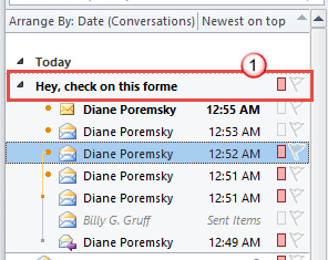 Conversation groups