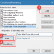 Create a conditional formatting rule