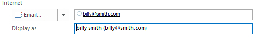 resolved contact address