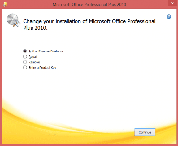 select add remove