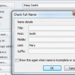 Check name dialog in Outlook