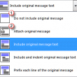 Outlook reply and forward format options