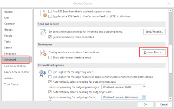 open file, options