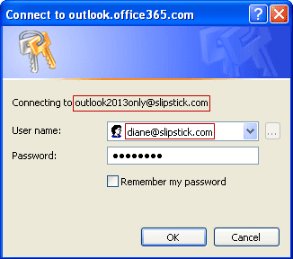 log into a managed mailbox