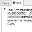 send and receive error