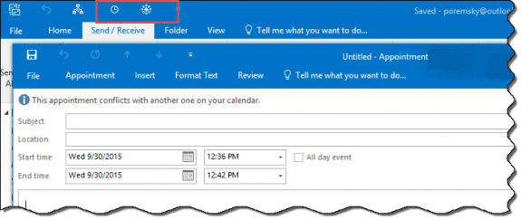 Create an appointment