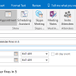 Create an appointment reminder ot trigger a macro