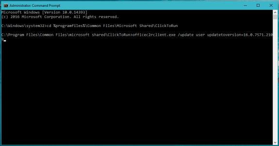paste the line to update to the older version