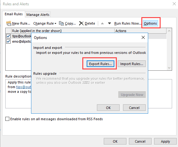 export rules
