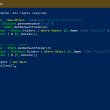 paste the powershell in the window