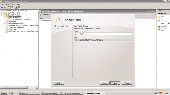 Create the Org folder