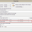Set an expiration date on messages in the options dialog