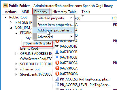 Open the Properties menu